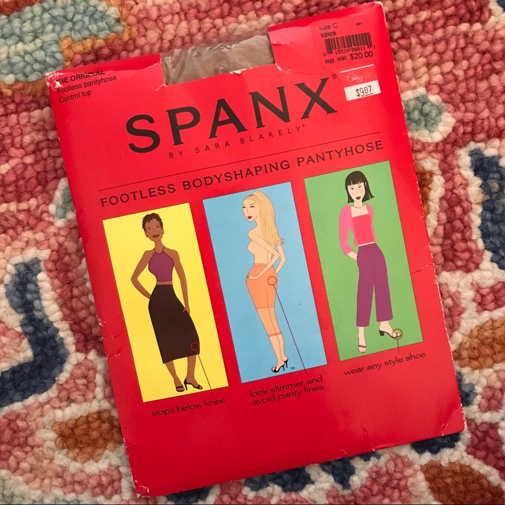 NWT Spanx footless bodyshaping pantyhose size C